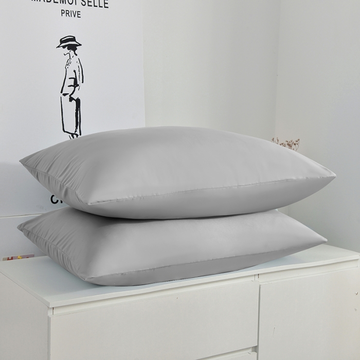 91家纺网 家纺一手货源 找家纺 极梦 2025新款纯色水洗棉磨毛单枕套枕头保护套