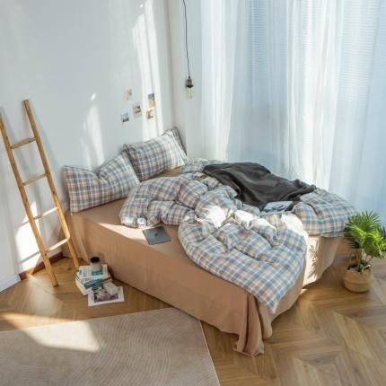 91家纺网 家纺一手货源 找家纺 （总）尚品本色 2023新款全棉水洗棉四件套