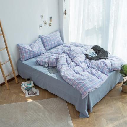 91家纺网 家纺一手货源 找家纺 （总）尚品本色 2023新款全棉水洗棉四件套