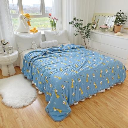 91家纺网 家纺一手货源 找家纺 千朵 2022新款全棉13372大豆夏被 可爱小鹿