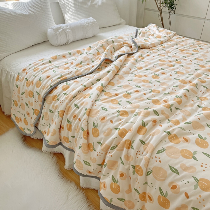 91家纺网 家纺一手货源 找家纺 （总）千朵 2022新款全棉13372大豆夏被