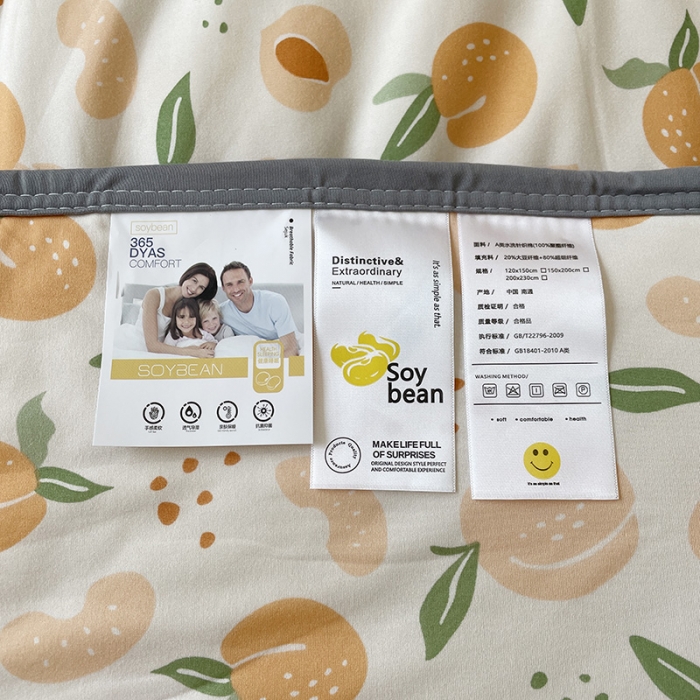 91家纺网 家纺一手货源 找家纺 （总）千朵 2022新款全棉13372大豆夏被