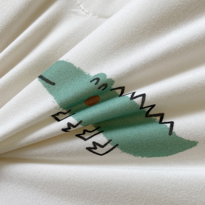 91家纺网 家纺一手货源 找家纺 千朵 2022新款全棉13372大豆夏被 动物乐园