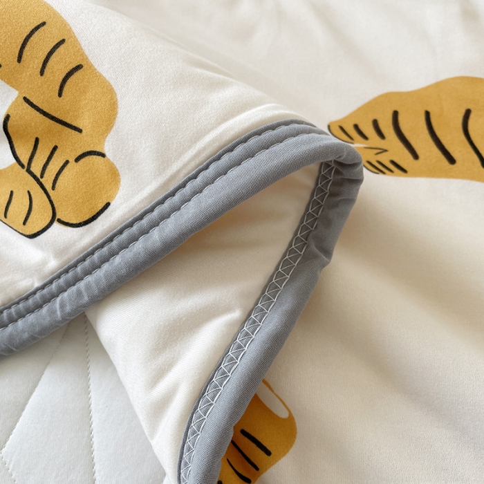 91家纺网 家纺一手货源 找家纺 千朵 2022新款全棉13372大豆夏被 趴趴虎