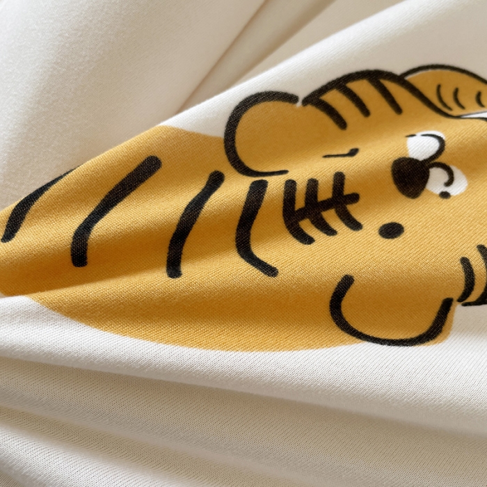 91家纺网 家纺一手货源 找家纺 千朵 2022新款全棉13372大豆夏被 趴趴虎