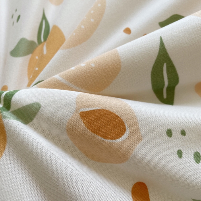 91家纺网 家纺一手货源 找家纺 千朵 2022新款全棉13372大豆夏被 仙女橙