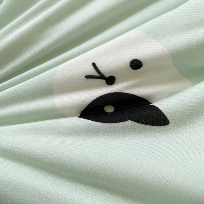 91家纺网 家纺一手货源 找家纺 千朵 2022新款全棉13372大豆夏被 小猫