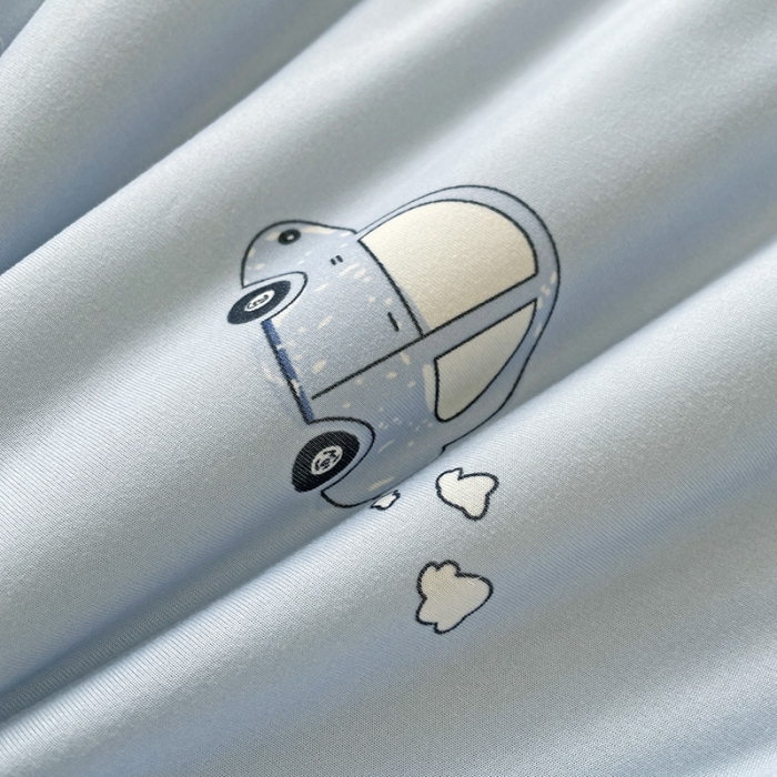 91家纺网 家纺一手货源 找家纺 千朵 2022新款全棉13372大豆夏被 小汽车