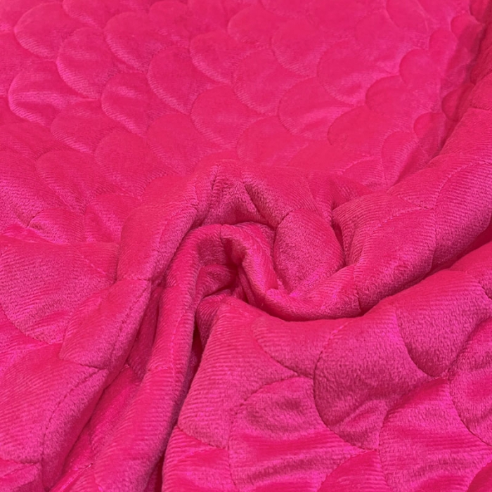 91家纺网 家纺一手货源 找家纺 畅销被业 2022网红款水晶绒绗缝床裙绗缝被套款四件套法莱绒 玫瑰红