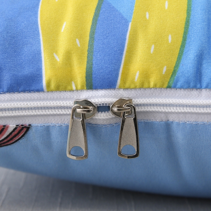 91家纺网 家纺一手货源 找家纺 阳光依佰抱枕被 2022新款韩舒棉多功能印花抱枕被 小恐龙