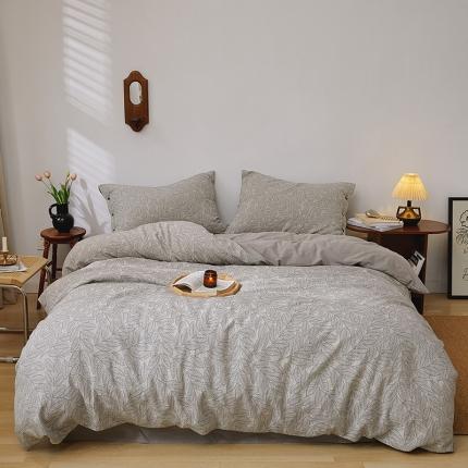 91家纺网 家纺一手货源 找家纺 （总）简家居 2022新款清雅系列色织大提花四件套