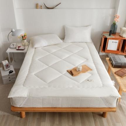 91家纺网 家纺一手货源 找家纺 棉造家居 2022新款新疆棉棉花床褥床垫 白色