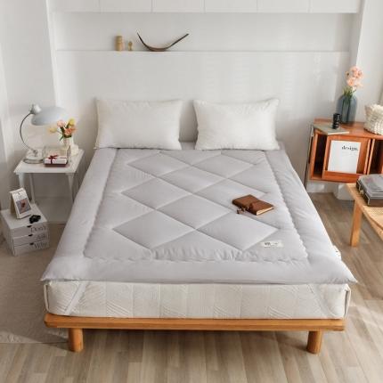 棉造家居 2022新款新疆棉棉花床褥床垫 灰色