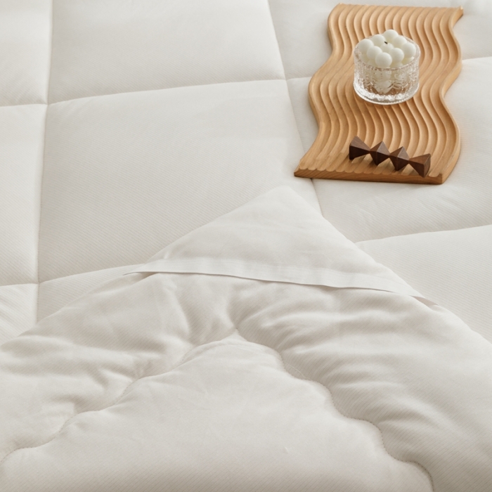 91家纺网 家纺一手货源 找家纺 棉造家居 2022新款新疆棉棉花床褥床垫 白色