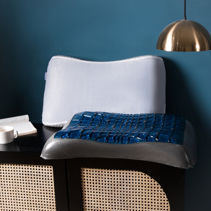 91家纺网 家纺一手货源 找家纺 星芯合 2024新款深海黑科技凝胶枕