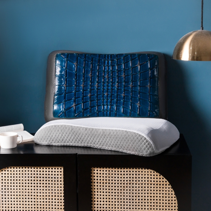 91家纺网 家纺一手货源 找家纺 星芯合 2024新款深海黑科技凝胶枕