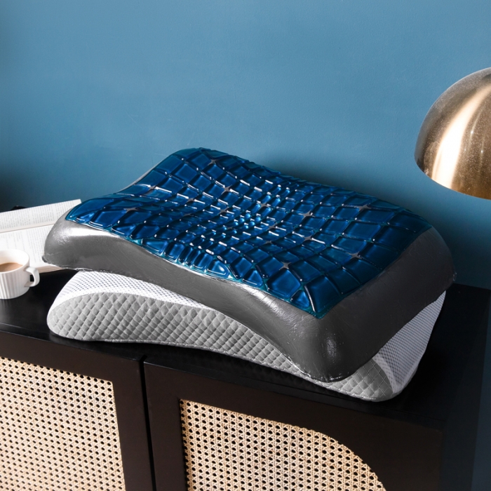 91家纺网 家纺一手货源 找家纺 星芯合 2024新款深海黑科技凝胶枕