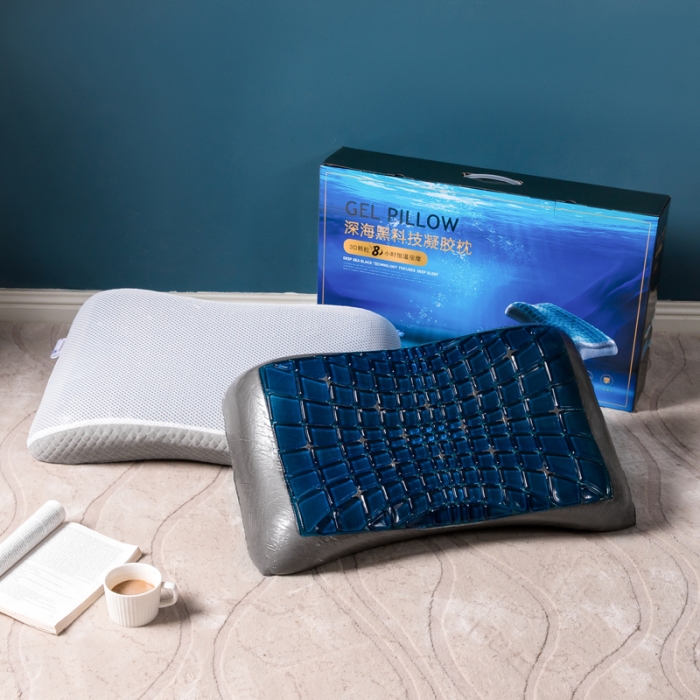 91家纺网 家纺一手货源 找家纺 星芯合 2024新款深海黑科技凝胶枕