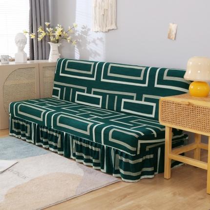 91家纺网 家纺一手货源 找家纺 （总）雅竹家纺 牛奶丝裙边沙发套-印花