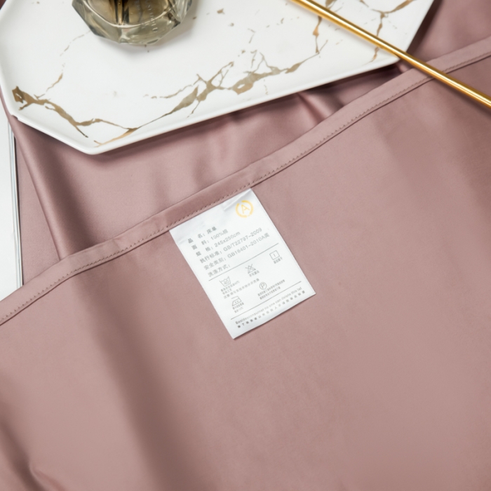 91家纺网 家纺一手货源 找家纺 秀色2025新款100支纯色双拼四件套长绒棉单床单莫奈琳蕴褚