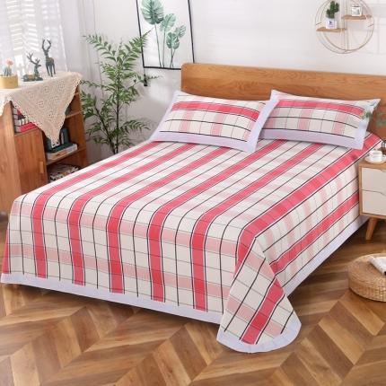 91家纺网 家纺一手货源 找家纺 （总）恋尚羽 2025新款加厚纯棉老粗布凉席三件套