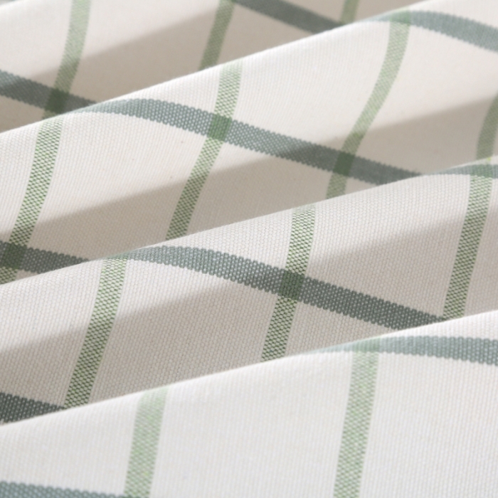 91家纺网 家纺一手货源 找家纺 恋尚羽 2025新款加厚纯棉老粗布凉席三件套 艾格-蓝