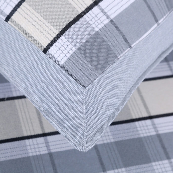 91家纺网 家纺一手货源 找家纺 恋尚羽 2025新款加厚纯棉老粗布凉席三件套 贝奇-灰