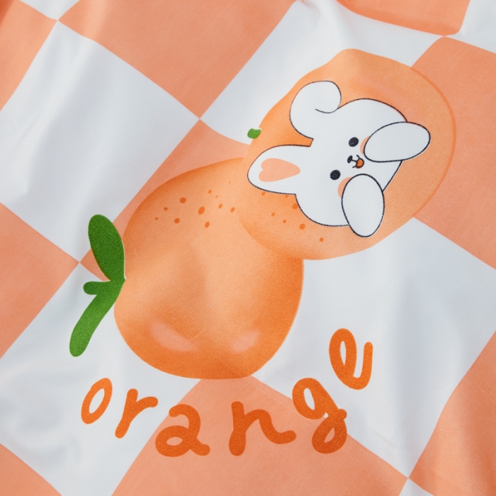 91家纺网 家纺一手货源 找家纺 乐居坊 2022新款芦荟棉花型宿舍床 格子橙