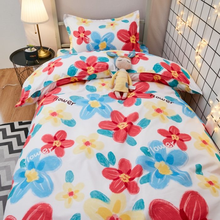 91家纺网 家纺一手货源 找家纺 乐居坊 2022新款芦荟棉花型宿舍床 摩登爱情