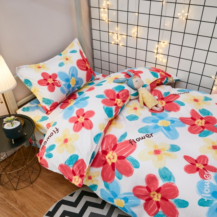 91家纺网 家纺一手货源 找家纺 乐居坊 2022新款芦荟棉花型宿舍床 摩登爱情