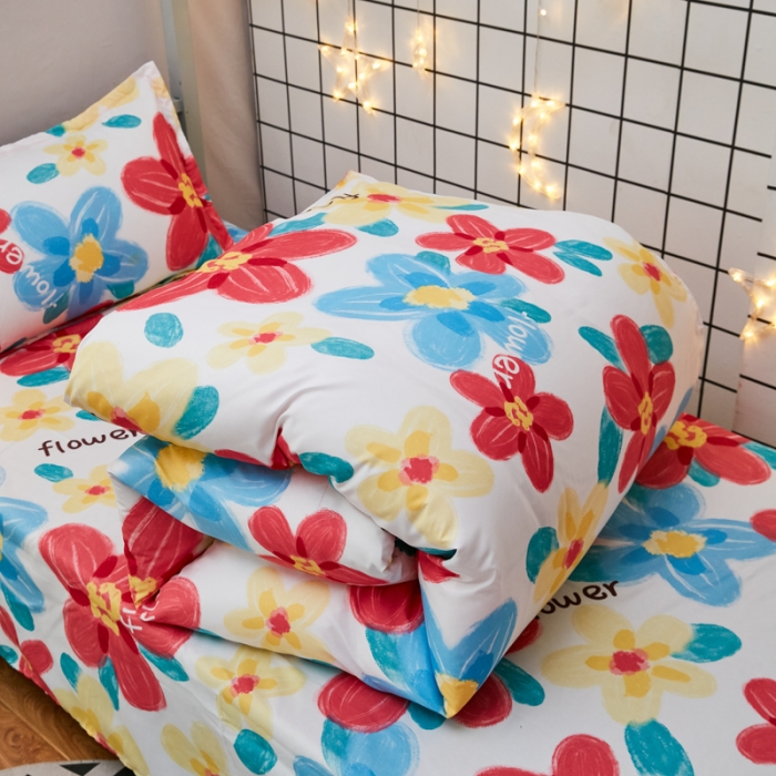 91家纺网 家纺一手货源 找家纺 乐居坊 2022新款芦荟棉花型宿舍床 摩登爱情