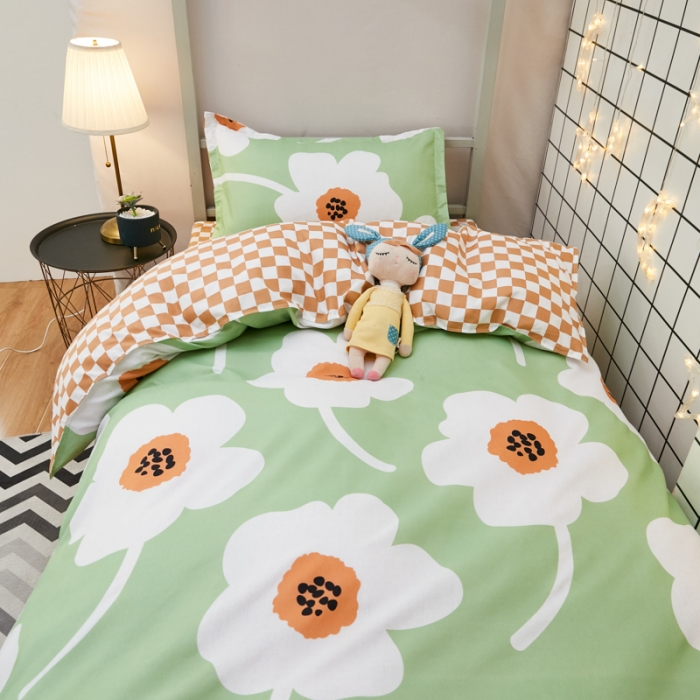 91家纺网 家纺一手货源 找家纺 乐居坊 2022新款芦荟棉花型宿舍床 莫奈花园