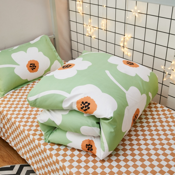 91家纺网 家纺一手货源 找家纺 乐居坊 2022新款芦荟棉花型宿舍床 莫奈花园