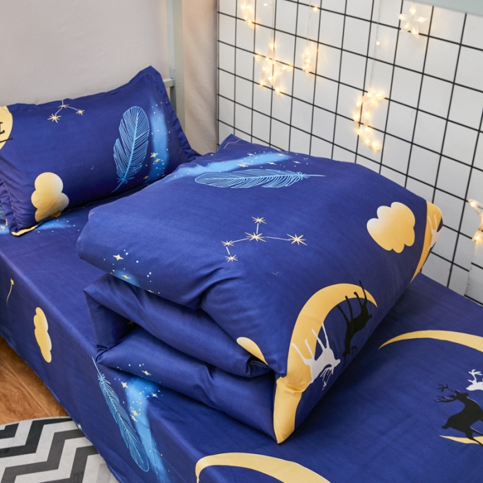 91家纺网 家纺一手货源 找家纺 乐居坊 2022新款芦荟棉花型宿舍床 闪闪亮星星