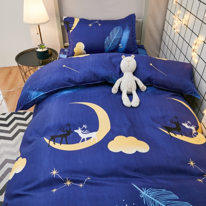 91家纺网 家纺一手货源 找家纺 乐居坊 2022新款芦荟棉花型宿舍床 闪闪亮星星