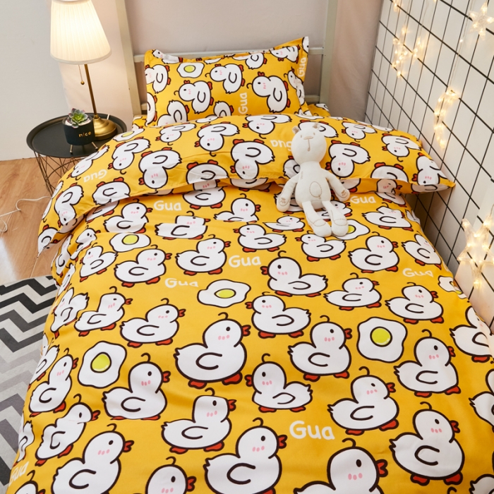 91家纺网 家纺一手货源 找家纺 乐居坊 2022新款芦荟棉花型宿舍床 网红鸭