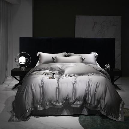 91家纺网 家纺一手货源 找家纺 （总）时亿 2022新款120S天丝四件套-梨泰院