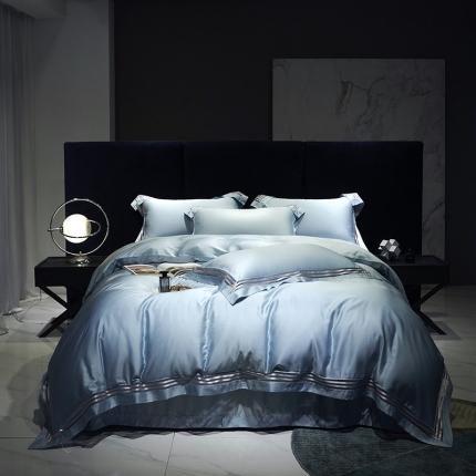 91家纺网 家纺一手货源 找家纺 （总）时亿 2022新款120S天丝四件套-梨泰院