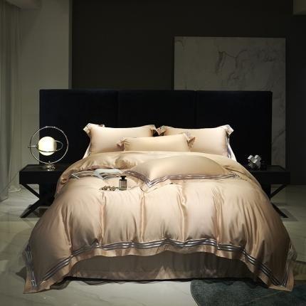 91家纺网 家纺一手货源 找家纺 （总）时亿 2022新款120S天丝四件套-梨泰院