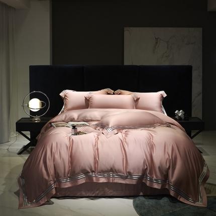 91家纺网 家纺一手货源 找家纺 （总）时亿 2022新款120S天丝四件套-梨泰院