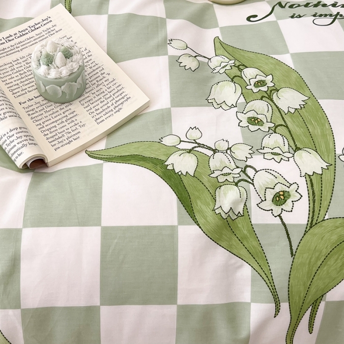 91家纺网 家纺一手货源 找家纺 （总）昔可 2022新款全棉梦幻花园系列印花四件套