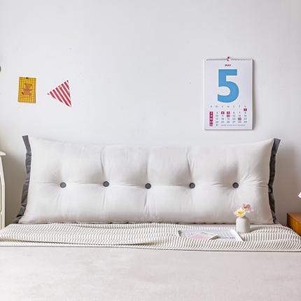 91家纺网 家纺一手货源 找家纺 （总）一兰 2022新款水晶绒花边款床头靠垫床上大靠枕