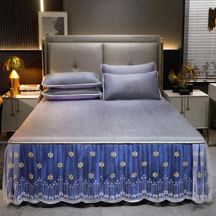 91家纺网 家纺一手货源 找家纺 （总）瑞宝 2025新款可拆卸床裙款冰藤席