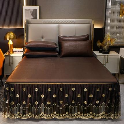 91家纺网 家纺一手货源 找家纺 （总）瑞宝 2025新款可拆卸床裙款冰藤席