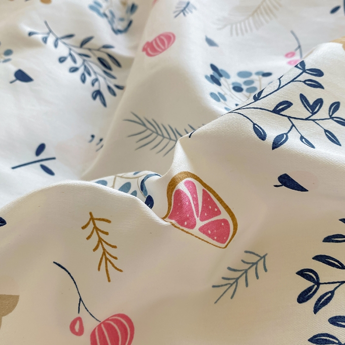 91家纺网 家纺一手货源 找家纺 田野 2022新款40支13372全棉单被套 奇异果