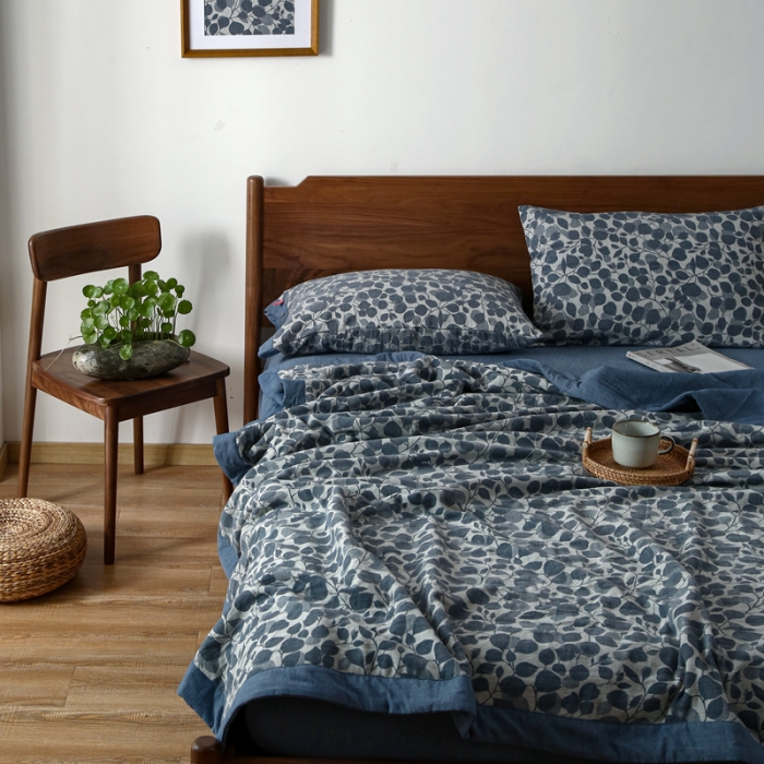 91家纺网 家纺一手货源 找家纺 总安莱生活2022高端棉麻色织提花夏被-棉麻系列 可随意混搭