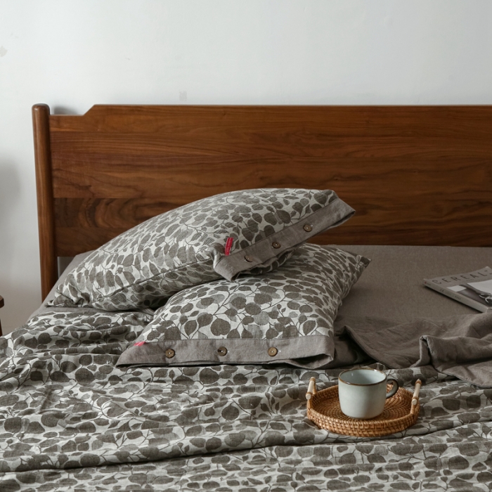 91家纺网 家纺一手货源 找家纺 安莱生活 2022新款棉麻夏被（可随意混搭） 棉麻-咖