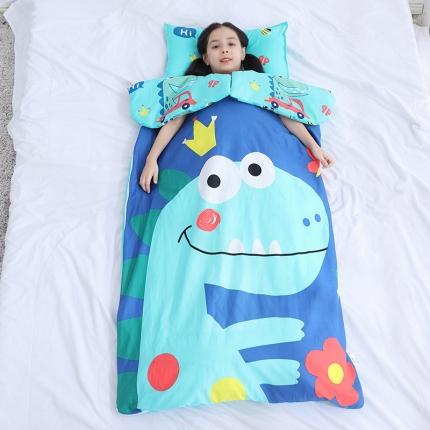91家纺网 家纺一手货源 找家纺 （总）吉咪兔 2022新款大版卡通纯棉儿童睡袋防踢被
