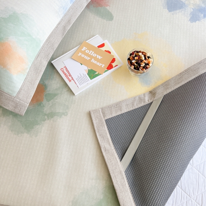 91家纺网 家纺一手货源 找家纺 (总) 时年 2022新全工艺环保数码印花高品质水洗冰丝凉席