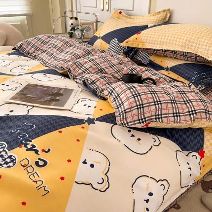 91家纺网 家纺一手货源 找家纺 （总）米粒 2022新款芦荟棉四件套